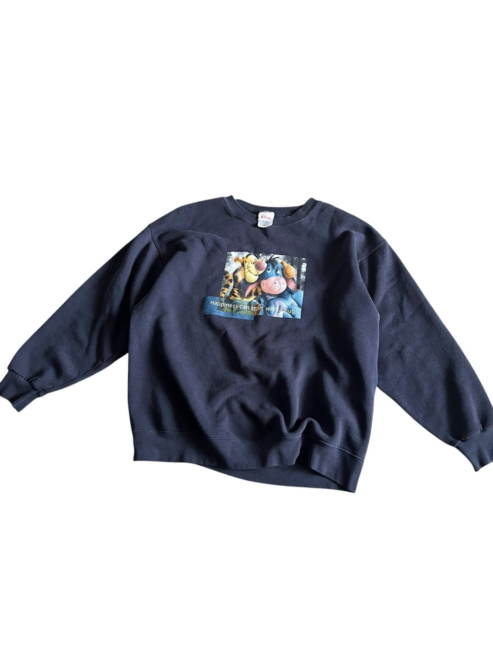 Vintage Tigger Eeyore Winne the Pooh Disney Sweatshirt Crewneck Size L (119)